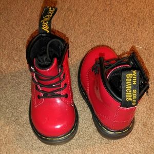 Red Toddler Dr.Martens